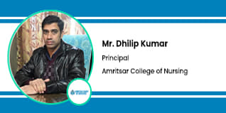 Amritsar College of Nursing,  Principal:  Mr. Dhilip Kumar Interview